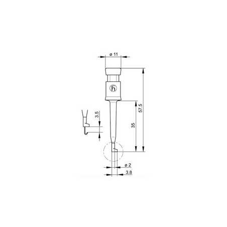 GRIP-FILS MINIATURE A RACCORDEMENT PAR SOUDURE (KLEPS 2) - NOIR