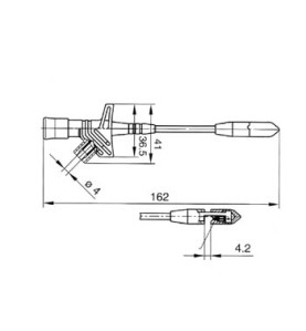 GRIP-FILS DE SECURITE AVEC CONTACTS ISOLES - NOIR (KLEPS 2700) - Velle