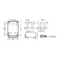 TRANSFORMATEUR BAS PROFIL 10VA 2 x 24V / 2 x 0.208A TRANSFORMATEUR BAS PROFIL 10VA 2 x 24V / 2 x 0.208A