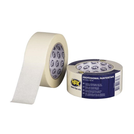 Ruban de masquage 60°C - blanc crème 50mm x 50m - PRL