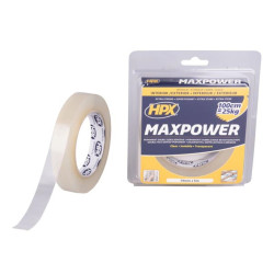 Ruban Max Power Transparent double face - 19mm x 5m - PRL