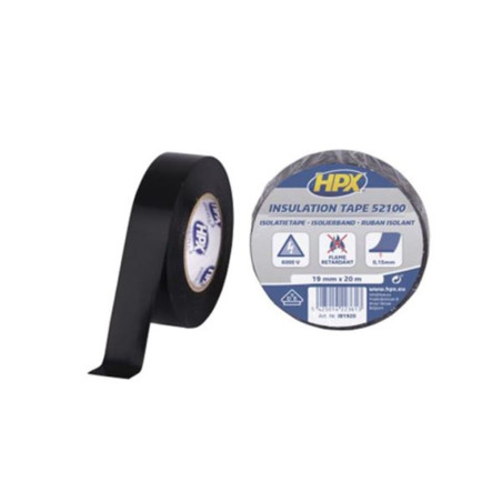 Ruban isolant PVC VDE - noir 19mm x 20m - PRL