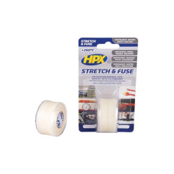 Ruban vulcanisant Stretch & Fuse - transparent 25mm x 3m - PRL