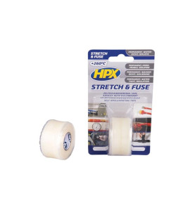 Ruban vulcanisant Stretch & Fuse - transparent 25mm x 3m - PRL