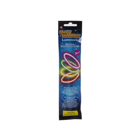 JEU DE TUBES FLUORESCENTS Ø 0.5 x 20 cm - DIFFÉRENTES COULEURS (3 pcs / jeu)