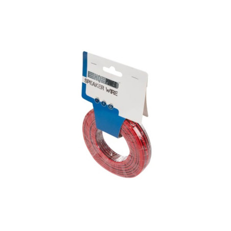 CABLE HAUT-PARLEUR - ROUGE/NOIR - 2 x 0.75 mm² - 25 m - VS