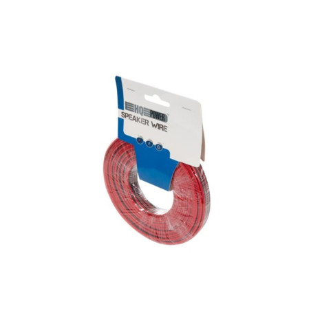 CÂBLE HAUT-PARLEUR - ROUGE/NOIR - 2 x 1.50 mm² - 25 m - VS