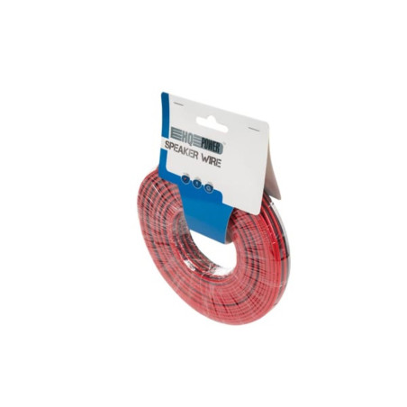 CÂBLE HAUT-PARLEUR - ROUGE/NOIR - 2 x 2.50 mm² - 25 m - VS