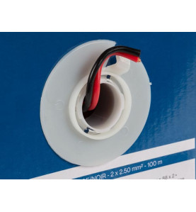 CÂBLE HAUT-PARLEUR - ROUGE/NOIR - 2 x 2.50 mm² - 100 m - VS