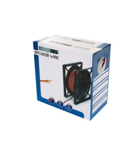 CÂBLE HAUT-PARLEUR - ROUGE/NOIR - 2 x 2.50 mm² - 100 m - VS