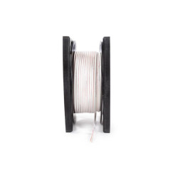 CÂBLE HAUT-PARLEUR - BLANC - 2 x 0.75 mm² - 100 m