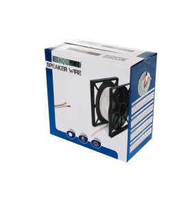 CÂBLE HAUT-PARLEUR - BLANC - 2 x 0.75 mm² - 100 m - VS