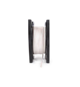 CÂBLE HAUT-PARLEUR - BLANC - 2 x 1.50 mm² - 100 m - VS