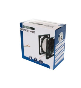 CÂBLE HAUT-PARLEUR - BLANC - 2 x 1.50 mm² - 100 m - VS