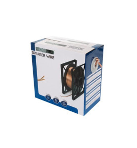 CÂBLE HAUT-PARLEUR - TRANSPARENT - 2 x 2.50 mm² - 100 m - VS