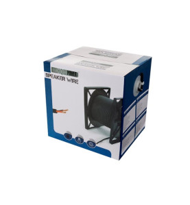 CÂBLE HAUT-PARLEUR QUALITE SUP. - NOIR - 2 x 1.50 mm² - 100 m - VS