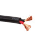 CÂBLE HAUT-PARLEUR QUALITE SUP. - NOIR - 2 x 2.50 mm² - 100 m CÂBLE HAUT-PARLEUR QUALITE SUP. - NOIR - 2 x 2.50 mm² - 100 m