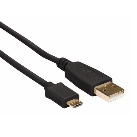 FICHE USB 2.0 A VERS FICHE MICRO USB / CUIVRE / DE BASE / 0.75 m / DOR