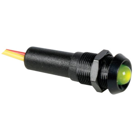 VOYANT LED VERT 24V - BOITIER NOIR - Velleman