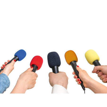 JEU DE BONNETTES ANTI-VENT POUR MICROPHONE - 5 pcs