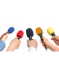 JEU DE BONNETTES ANTI-VENT POUR MICROPHONE - 5 pcs