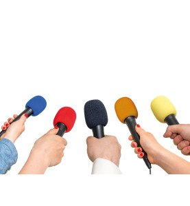 JEU DE BONNETTES ANTI-VENT POUR MICROPHONE - 5 pcs - VS