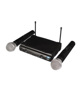 MICROPHONE UHF SANS FIL - 2 CANAUX - VS