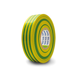 NITTO - RUBAN ADHESIF ISOLANT - VERT/JAUNE - 19 mm x 10 m - PRL