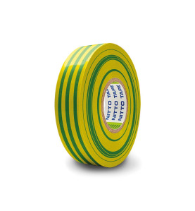 NITTO - RUBAN ADHESIF ISOLANT - VERT/JAUNE - 19 mm x 10 m - PRL