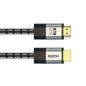 Câble HDMI 2.0 tressé en coton avec connecteur plaqué or - Vidéo 4K - 5 mètres