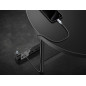 Câble USB - USB 2.0 C à C 60W, 480Mbps, magnétique, nickelé, câble tressé en coton - 1 mètre