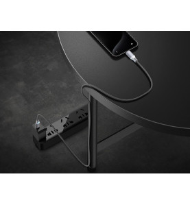 Câble USB - USB 2.0 C à C 60W, 480Mbps, magnétique, nickelé, câble tre