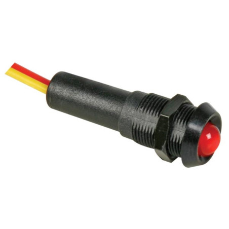 VOYANT LED ROUGE 24V - BOITIER NOIR - Velleman