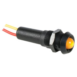 VOYANT LED JAUNE 24V - BOITIER NOIR - Velleman