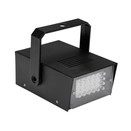 MINI STROBOSCOPE À LED BLANCHES - 24 LED - SUR  PILES - VS