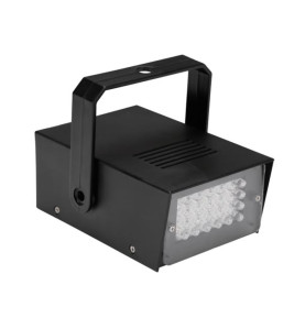 MINI STROBOSCOPE À LED BLANCHES - 24 LED - SUR  PILES - VS