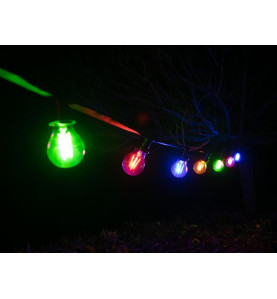 GUIRLANDE DE FÊTE À LED - 20 x DOUILLE E27 - SANS AMPOULES - 10 m - VS
