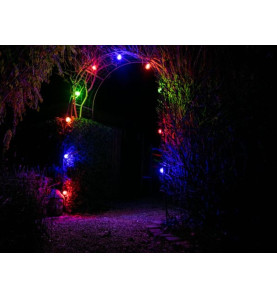 GUIRLANDE DE FÊTE À LED - 20 x DOUILLE E27 - SANS AMPOULES - 10 m - VS