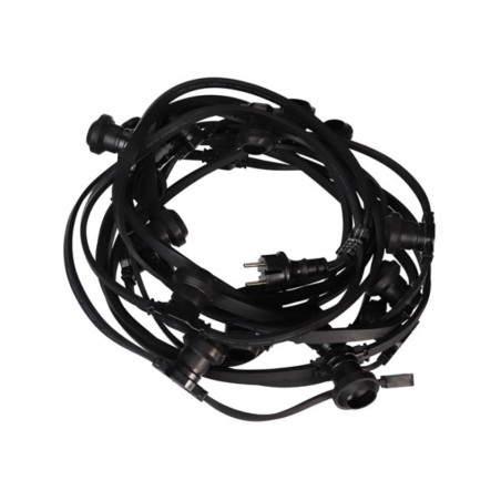 GUIRLANDE DE FÊTE À LED - 50 x DOUILLE E27 - SANS AMPOULES - 25 m - VS