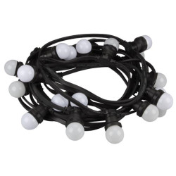 GUIRLANDE DE FÊTE À LED avec 20 LAMPES LED BLANC CHAUD - VS