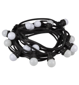 GUIRLANDE DE FÊTE À LED avec 20 LAMPES LED BLANC CHAUD - VS