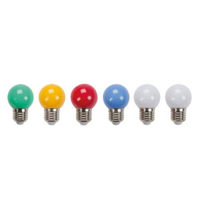 AMPOULES LED MULTICOLORES - 10 pcs - VS