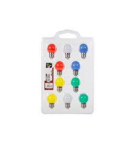 AMPOULES LED MULTICOLORES - 10 pcs - VS