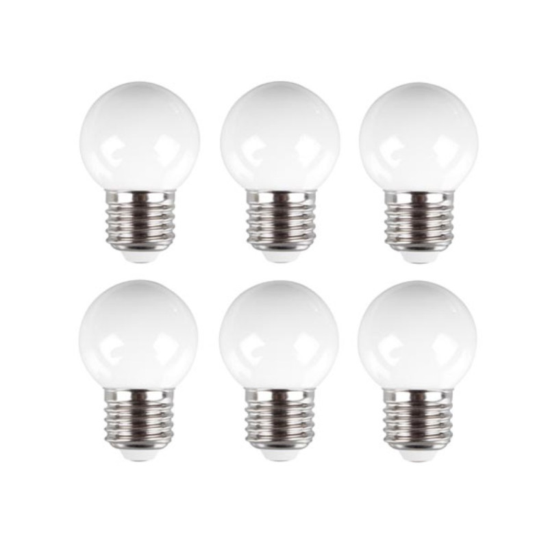 Lampes blanches de rechange - 6 pcs