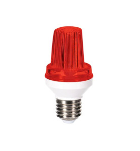 MINI LAMPE LED STROBOSCOPIQUE - E27 - 3 W - ROUGE - VS