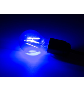JEU D'AMPOULES À FILAMENT LED - A60 - VERRE COLORÉ - 4 pcs - ROUGE - V