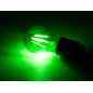 JEU D'AMPOULES À FILAMENT LED - A60 - VERRE COLORÉ - 4 pcs - ROUGE - VERT - BLEU - ORANGE