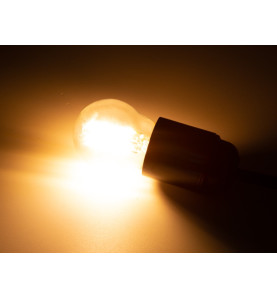 JEU D'AMPOULES À FILAMENT LED - G45 - VERRE CLAIR - 4 pcs - ROUGE - VE