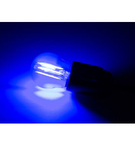 JEU D'AMPOULES À FILAMENT LED - G45 - VERRE CLAIR - 4 pcs - ROUGE - VE