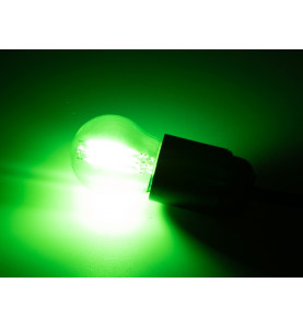JEU D'AMPOULES À FILAMENT LED - G45 - VERRE CLAIR - 4 pcs - ROUGE - VE